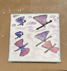 painting of butterflies